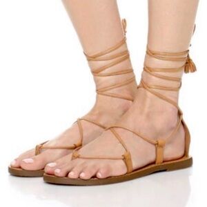 Madewell Boardwalk Gladiator Lace up Sandals